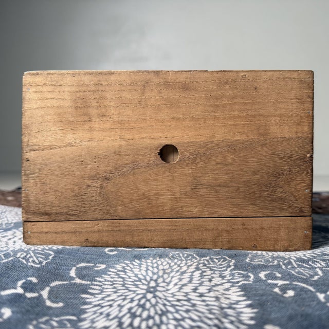 Vintage Japanese Wooden Medicine Box with Drawer, 1950s For Sale - Image 9 of 10