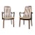 Pair of Vintage Mid-Century Modern High Back Armchairs For Sale