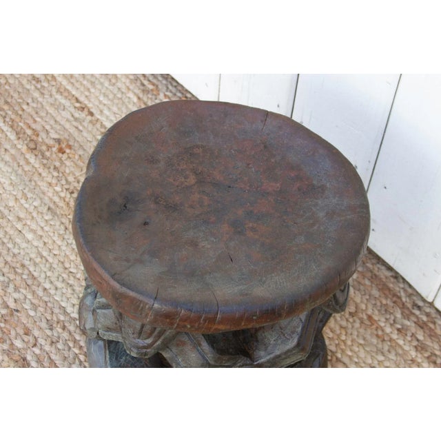 Antique Bamileke Spider Stool For Sale - Image 4 of 10
