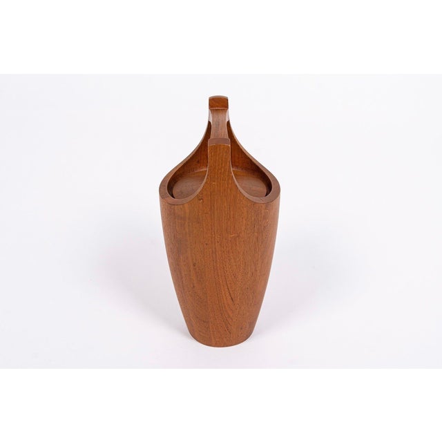 1950s Mid 20th Century Danish Modern Teak Ice Bucket by Jens H. Quistgaard for Dansk For Sale - Image 5 of 13