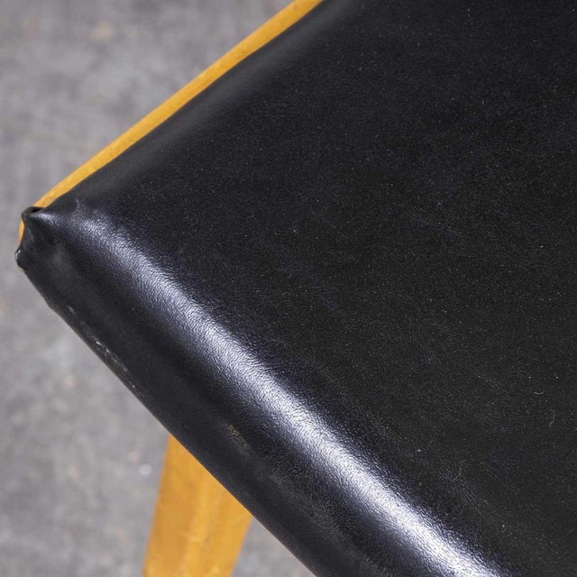 Wood Mid-Century Upholstered Dining Chair from Interier Praha, 1960s For Sale - Image 7 of 12