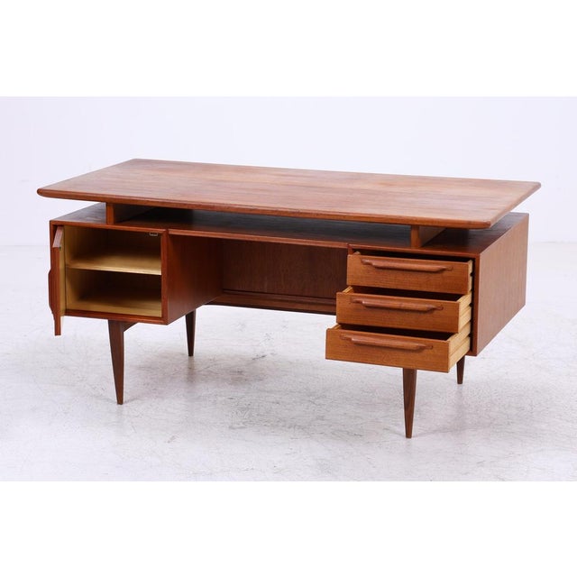Mid-Century RT200 Teak Desk by Heinrich Riestenpatt For Sale - Image 6 of 18