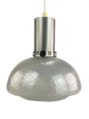 Glass Ball Hanging Lamp, 1970s