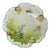 Antique Brc Voltaire Germany (Rosenthal) Green Floral Scalloped Master Bowl For Sale