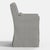 Slipcover for Stoffer Home x Cloth & Company for Lindy Slipcover Dining Armchair in Jane Stripe Carbon For Sale In Chicago - Image 6 of 8