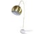 Mid-Century Brass Arc Floor Lamp with Marble Base For Sale - Image 6 of 8