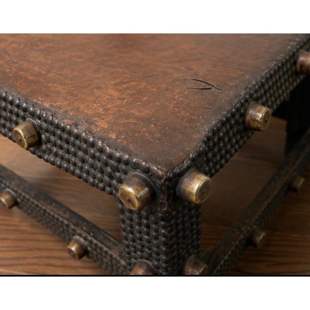 Showstopper antique one-of-a-kind Ashanti (Asante) Asipim King’s Chair from Ghana, masterfully handcrafted with richly...
