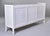1950s Mid-Century Scandinavian Credenza in White Lacquer For Sale - Image 5 of 12