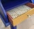 Royal Blue *Custom* Vintage Blue Gossip Bench / Accent Table For Sale - Image 8 of 10