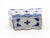 Dutch Delft Style Blue & White Ceramic Flower Brick, France Early 20th C. For Sale - Image 9 of 9