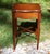 Vintage Federal Hepplewhite Style Mahogany X Base Side Table Nightstand For Sale - Image 12 of 13