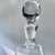 Mid 20th Century Krosno Clear Crystal Decanter With Ball Stopper For Sale - Image 4 of 13
