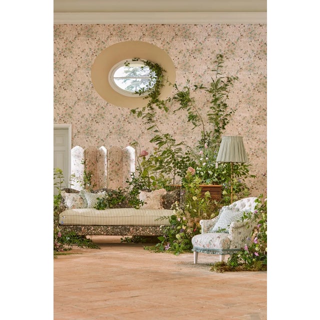 Traditional Sanderson Bambi Wallpaper in Chocolate For Sale - Image 3 of 3