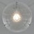 1930s French Art Deco Pendant Light by Muller Freres - 1930s Geometric Butterfly Glass & Nickel For Sale - Image 5 of 10