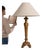 19th Century France Gold Carved Giltwood Floor Lamp For Sale