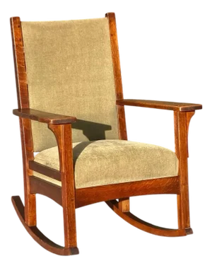 Antique Arts & Crafts / Mission Oak L&jg Stickley Rocking Chair