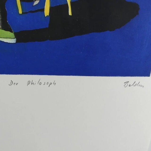 Bernd Baldus, The Philosopher, Aquatint Etching, 1997 For Sale - Image 3 of 5