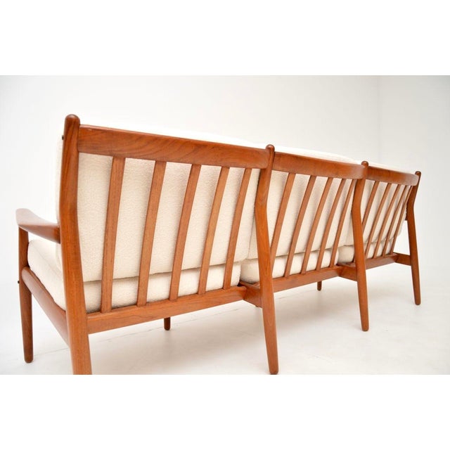 Danish Teak Sofa attributed to Svend Age Eriksen for Glostrup, 1960s For Sale - Image 6 of 12