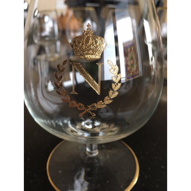 Vintage 1950's GoldRimmed Napoleon Brandy Snifters Set of 6 Chairish