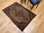 19th Century Persian Farahan Rug, Hand-Knotted Wool, Floral Pattern, Tan & Navy, 4x5 For Sale - Image 4 of 16