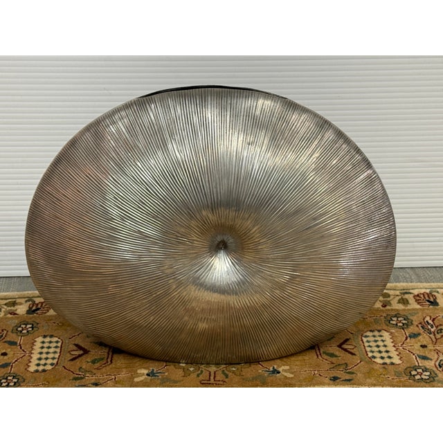 Design Plus Gallery presents a Nautilus Vase from Arte Italica. A simply fascinating vase of pure, heavy pewter that has a...