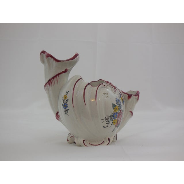 Saxe-Gotha German Faience Vases - a Pair For Sale - Image 5 of 7