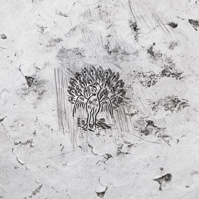 Antique Burmese Royal Silver Repoussé Dish by Ava & Mandalay, 1890 For Sale - Image 18 of 18