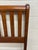 Late 20th Century Vintage King Size Mission Style Arts and Crafts Syle Oak Slatted Headboard For Sale - Image 5 of 7