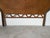 Wood Vintage Coastal Boho-Chic Arched Rattan & Wicker Queen Size Headboard With Woven Diamond Accent For Sale - Image 7 of 13