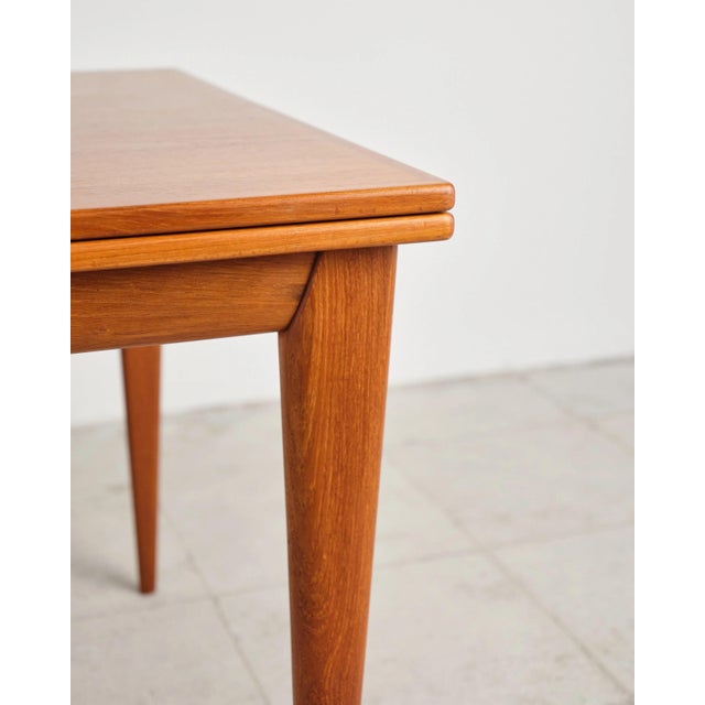 1960s Extendable Dining Table Model 12 in Teak by Niels O. Møller for j.l. Møllers, Denmark, 1960s For Sale - Image 5 of 18