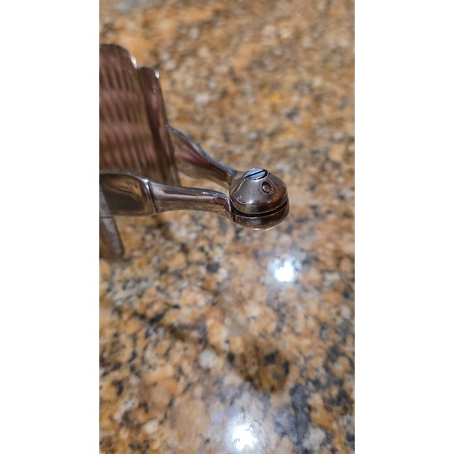 Antique French Christofle Silver-Plated Fluted Asparagus & Pastry Tongs For Sale In West Palm - Image 6 of 6