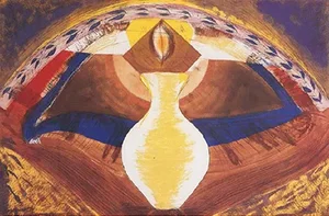 La fortuna ruota, rovescio del tempo, 1993 Bruno Ceccobelli