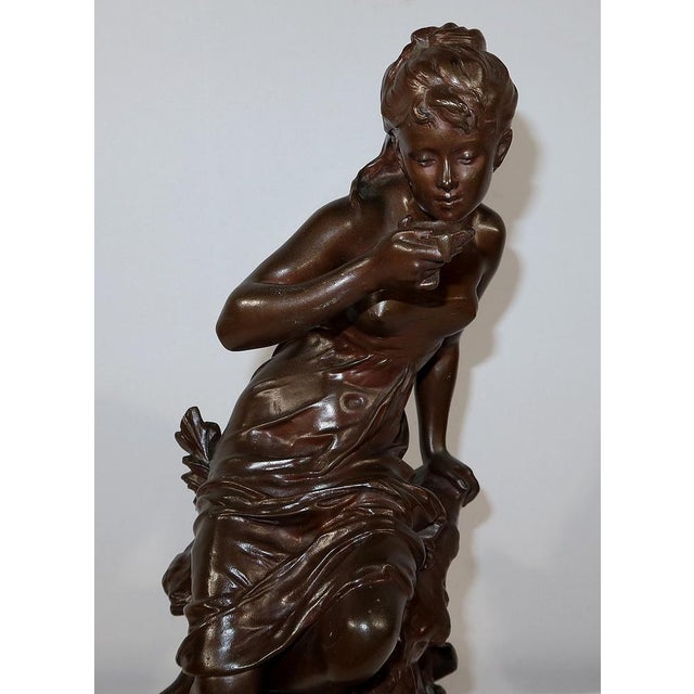 M. Moreau, La Source, Mid-1800s, Bronze For Sale - Image 11 of 17