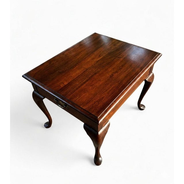 Queen Anne Vintage Pennsylvania House Solid Cherry Table For Sale - Image 3 of 6