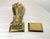 Metal Large Vintage Solid Heavy Brass Ladies Woman Dainty Hand Front Door Knocker Set For Sale - Image 7 of 11