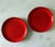 Set of 7 Red Gerz West Germany Pottery Dinner Plates For Sale In Austin - Image 6 of 9