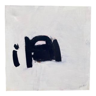 "Road Work" Contemporary Original Abstract Acrylic Painting on Canvas by Craig Schumacher For Sale