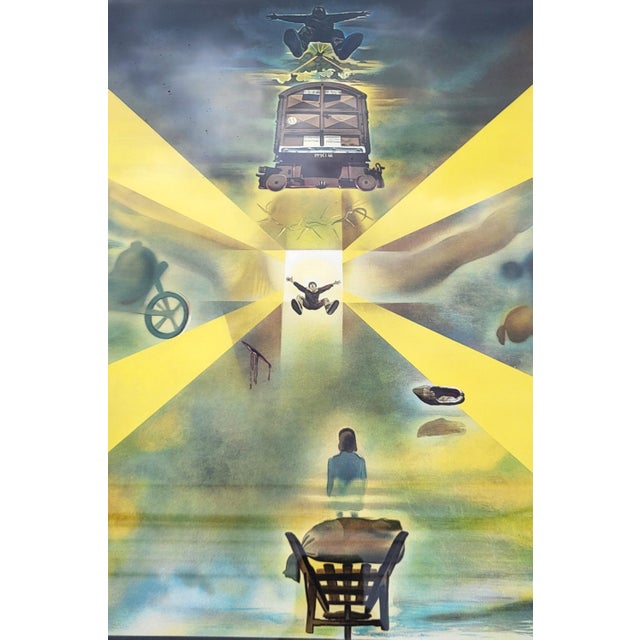 Rare Hand Signed Salvador Dali Lithograph "Railway Station at Perpignan" Ap 14/300 For Sale In New York - Image 6 of 16