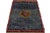 Tribal 1950s Vintage Tulu Rug in Blue With Colorful Medallion Pattern by Rug & Kilim For Sale - Image 3 of 8