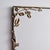 Brilliant Gold Graceful Leaf Mirror Wall Mirror For Sale - Image 10 of 10