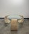 Mid-Century Modern Faux Travertine Coffee Table by Magnussen Home For Sale - Image 3 of 9