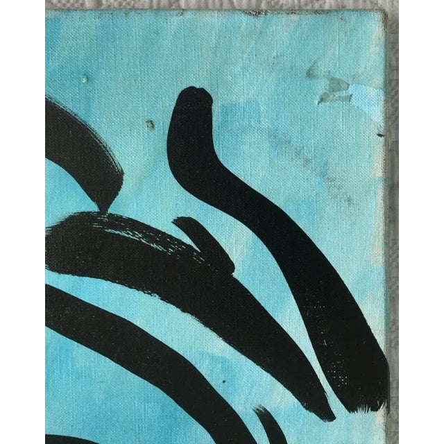 Blue Large 1960s Peter Keil Abstract Painting For Sale - Image 8 of 12