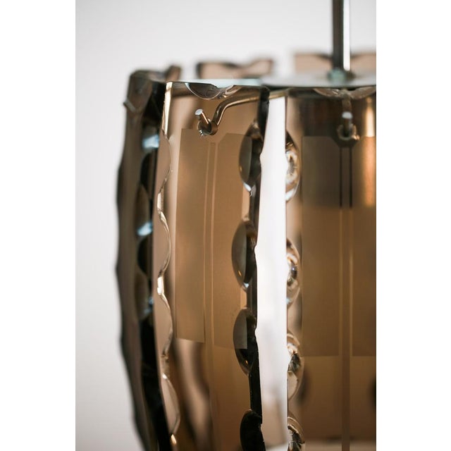 1970s Vintage Italian Murano Glass Pendant Lamp from Veca, - 1970s For Sale - Image 5 of 10