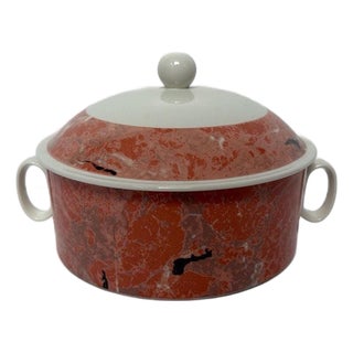 1980s Villeroy & Boch Siena Round Covered Vegetable Bowl with Lid For Sale