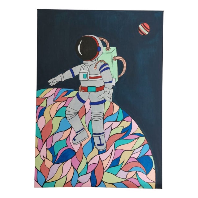 Priscilla Bilijam, Art Planet, 2024, Acrylic on Canvas For Sale