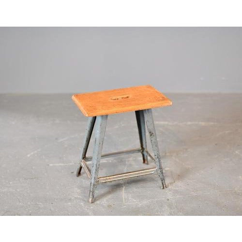 Industrial Factory Stool by Rowac, 1930s For Sale - Image 11 of 11