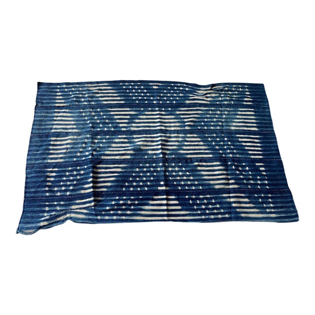 Andrianna Shamaris Antique Indigo Mali Textile For Sale
