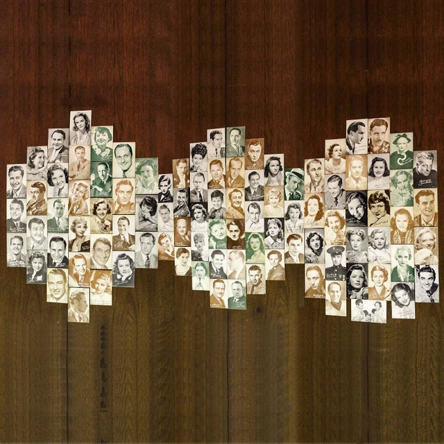 Fabulous vintage collection of 95 movie star exhibit cards from penny arcades, movie houses, and fairs. Beautiful...