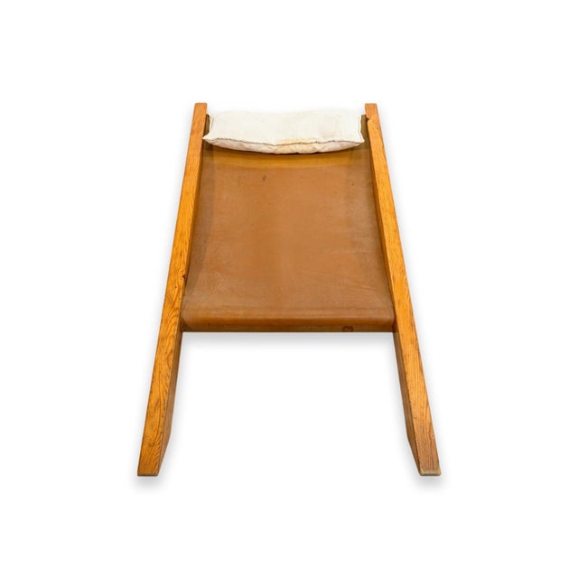 Wood Attributed Archizoom Associati Mies Lounge Chair for Poltronova, Italy 1969 For Sale - Image 7 of 12