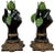 Black Italian Neo-Classical Style Metal Tole Hand Form & Leaf Candlesticks - Pair For Sale - Image 8 of 8